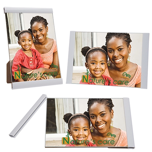 Three piece plastic clip frame with cardboard back, glass front and... from ASI 62190 Illini