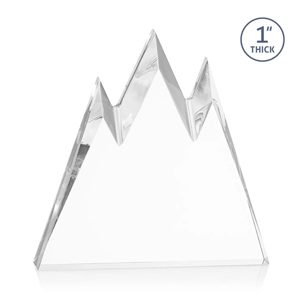 The freestanding Clear Acrylic Banff Peak VividPrint™ Award is a true... from ASI 84592 St Regis Group / St Regis