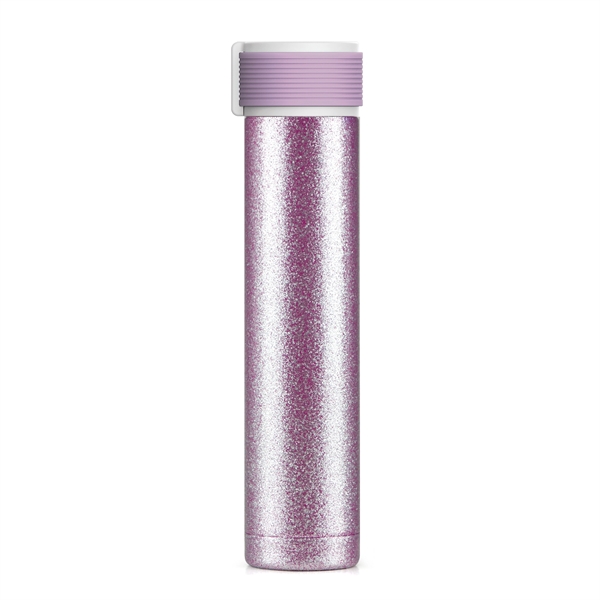 Skinny glitter water bottle, 7.8oz/230ml..... from ASI 31518 ADNART