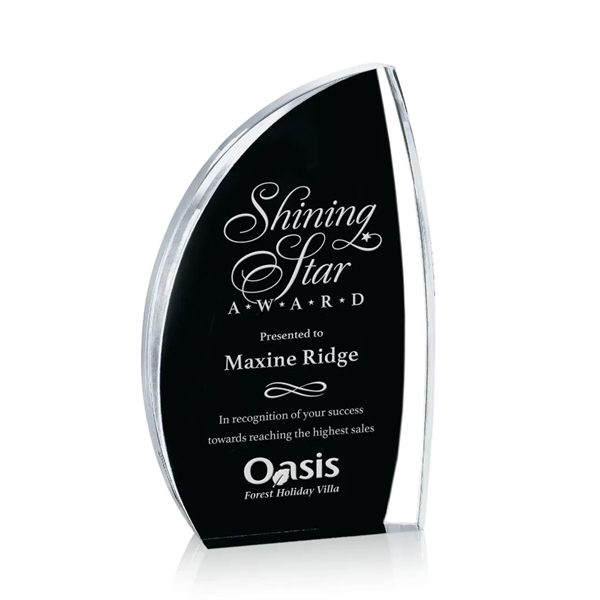 The Duncan Award features solid clear acrylic that reveals a curved... from ASI 84592 St Regis Group / St Regis