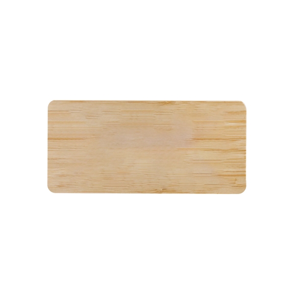 Hayes Bamboo Wireless Power Bank 10,000mAh. Eco Friendly with Dual Charge... from ASI 74741 NVS Promo Designs, Inc.