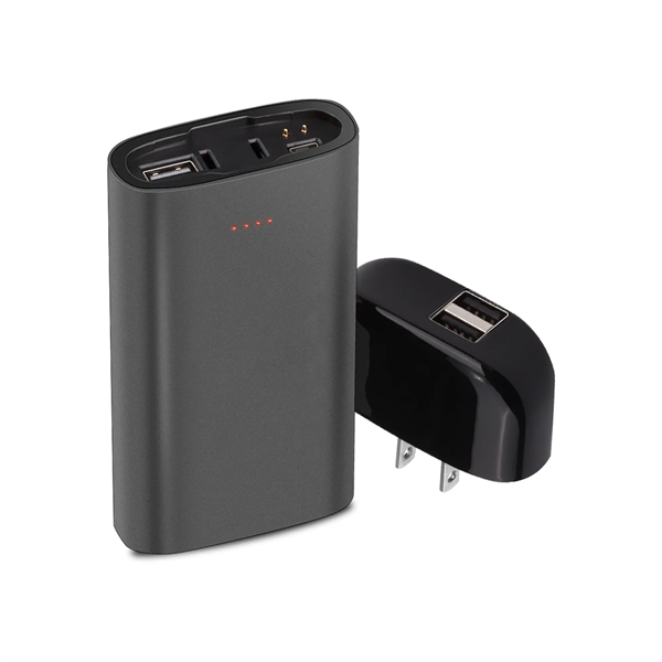 2in-1 product, Ormesa 10,000mAh Power Bank & a Separate Wall Charger.... from ASI 74741 NVS Promo Designs, Inc.