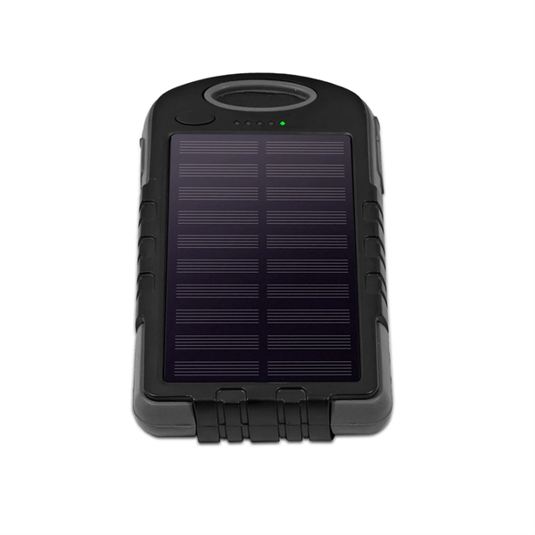 Usil Solar Dual-Port Charging Power Bank 8,000mAh. Stocked in the USA... from ASI 74741 NVS Promo Designs, Inc.