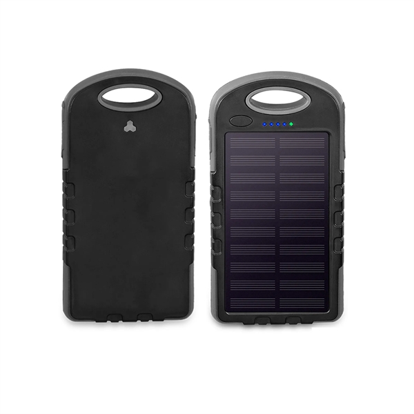 Usil Solar Dual-Port Charging Power Bank 8,000mAh. Stocked in the USA... from ASI 74741 NVS Promo Designs, Inc.