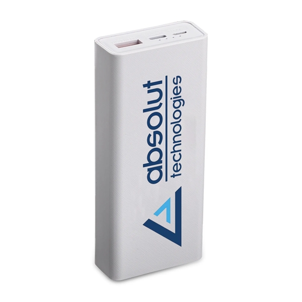 Natchez 10,000mAh Power Bank with fast charging USB C and USB... from ASI 74741 NVS Promo Designs, Inc.