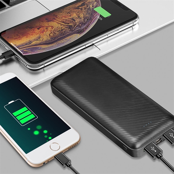O'Neill high capacity 20,000mAh power bank with one Standard USB-A and... from ASI 74741 NVS Promo Designs, Inc.