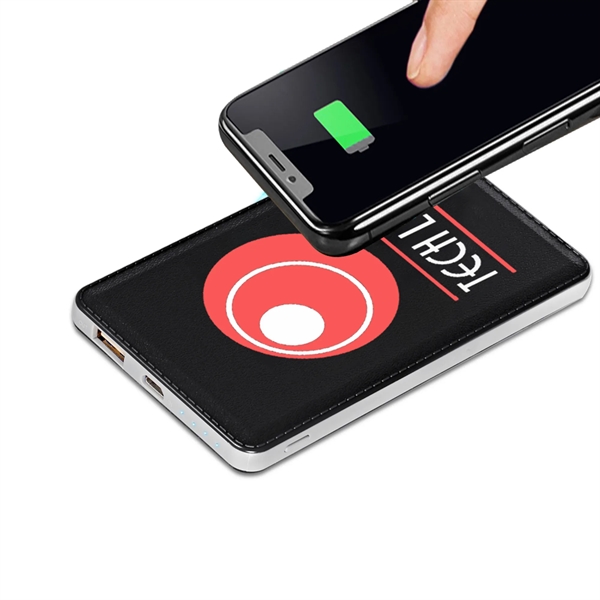 Phase 3,000mAh power bank is also a QI Wireless charger. Stocked... from ASI 74741 NVS Promo Designs, Inc.