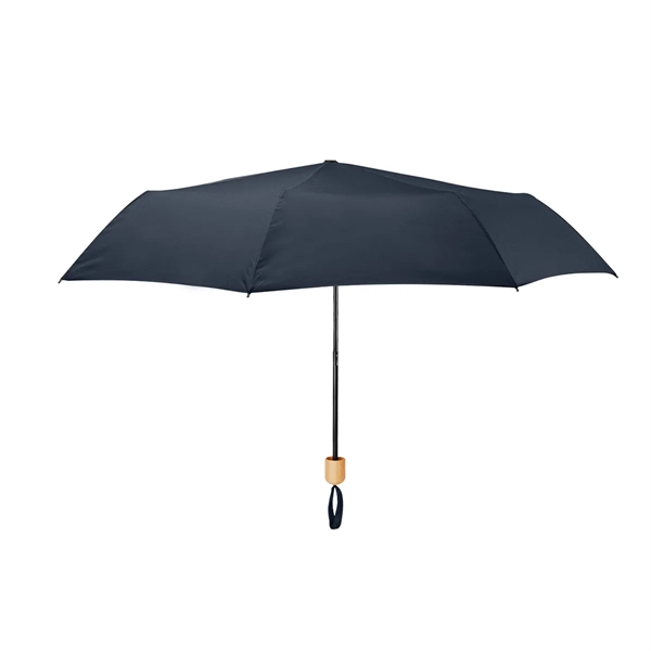 41" rPET folding umbrella with steel frame and bamboo handle.... from ASI 61125 Hit Promotional Products / Hit®