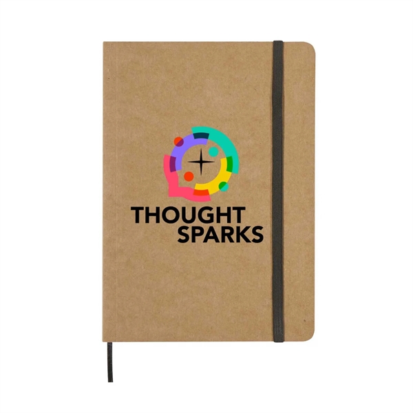 5" x 7" Jornikolor 80-page notebook with elastic band closure and... from ASI 63549 Jornik Manufacturing Corp