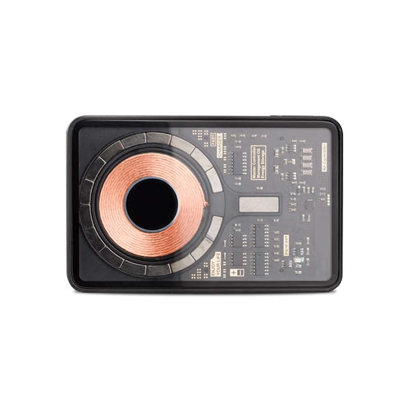 Lucid MagSafe Wireless QI Charging powerbank has a 10,000mAh battery capacity,... from ASI 74741 NVS Promo Designs, Inc.