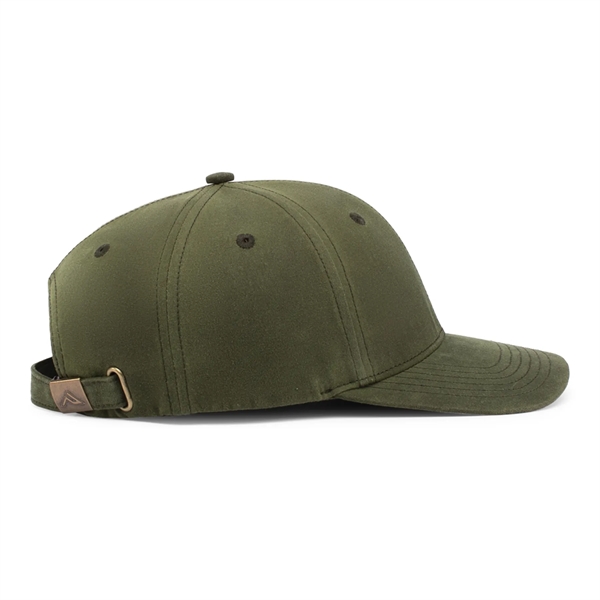 Waxed Cotton Dad Cap with low-profile design and pro-stitched finish.... from ASI 37461 Augusta Sportswear / Pacific Headwear