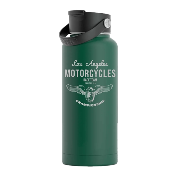 RTIC 32 ounce insulated stainless steel sports bottle with spill-proof screw... from ASI 74601 Calico