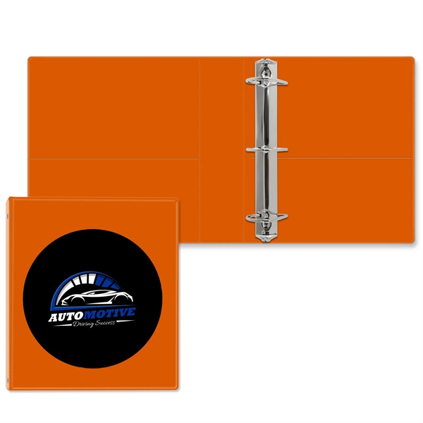 2" Angle D three ring binder made of vinyl with front... from ASI 54040 Fey Promo / Fey Binders and Organization Solutions