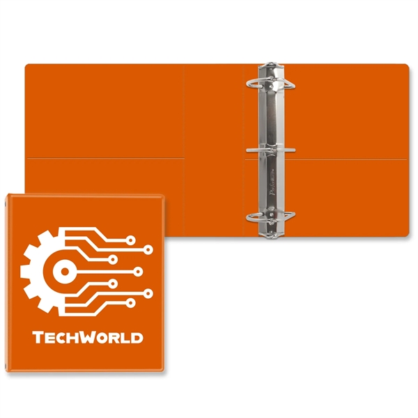 3" Angle D three ring binder made of vinyl with front... from ASI 54040 Fey Promo / Fey Binders and Organization Solutions