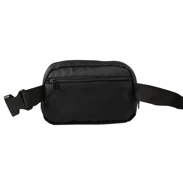 Over-the-shoulder sling bag with two zipper pockets and a detachable/adjustable strap.... from ASI 52840 Evans Manufacturing
