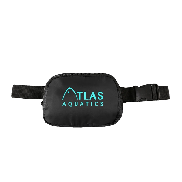 Over-the-shoulder sling bag with two zipper pockets and a detachable/adjustable strap.... from ASI 52840 Evans Manufacturing