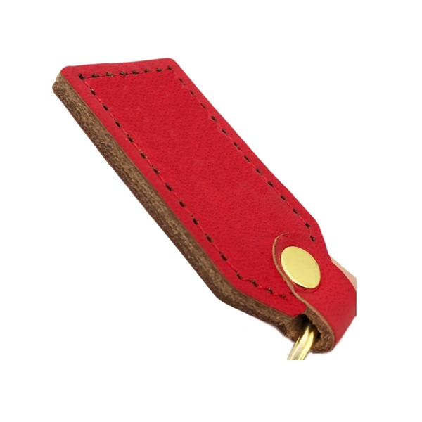 PU leather rectangular keychain plus debossed on 1 side of PU... from ASI 37218 Athena Promo (tm)