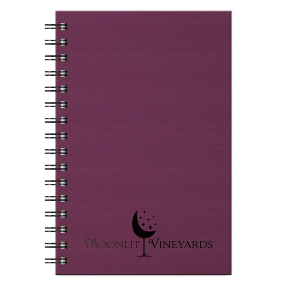 Seminar Pad journal with satiny shimmer paperboard front cover, black paperboard... from ASI 91340 Journalbooks/Timeplanner Calendars