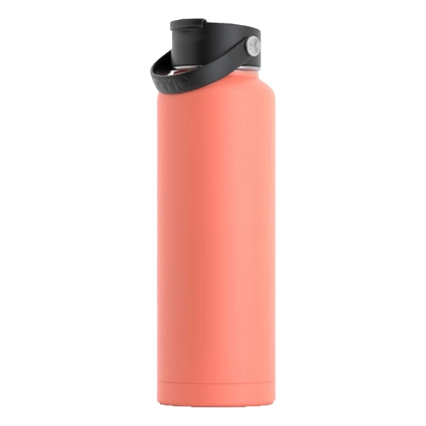 RTIC 40 ounce insulated stainless steel sports bottle with spill-proof screw... from ASI 74601 Calico