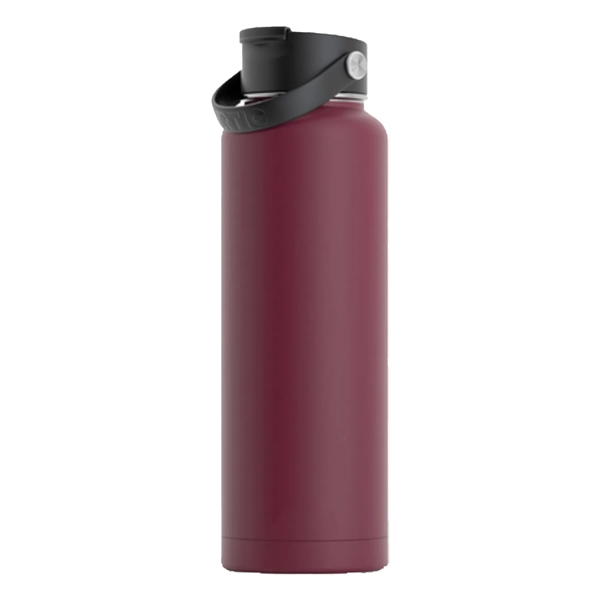 RTIC 40 ounce insulated stainless steel sports bottle with spill-proof screw... from ASI 74601 Calico
