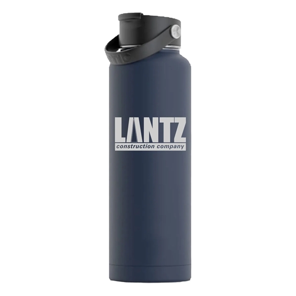 RTIC 40 ounce insulated stainless steel sports bottle with spill-proof screw... from ASI 74601 Calico