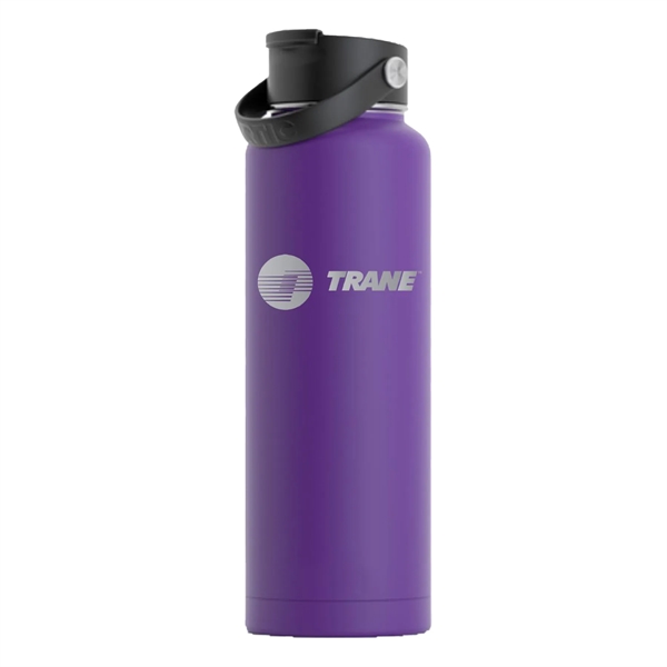 RTIC 40 ounce insulated stainless steel sports bottle with spill-proof screw... from ASI 74601 Calico