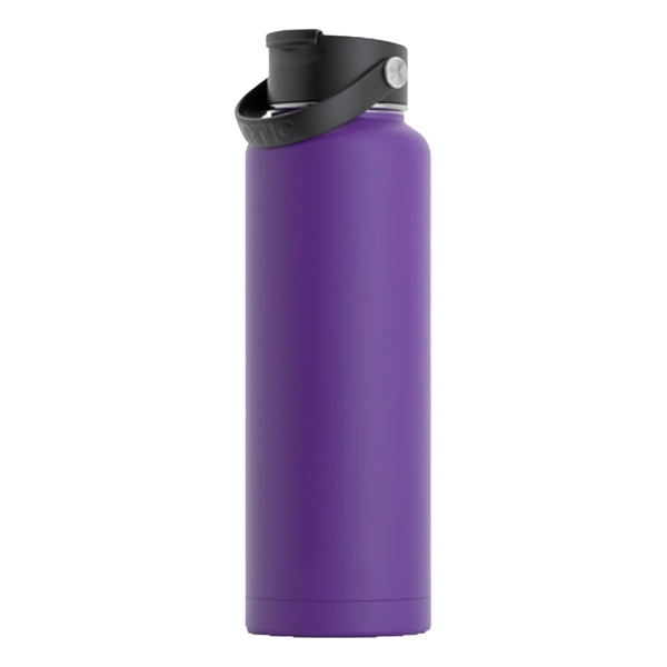 RTIC 40 ounce insulated stainless steel sports bottle with spill-proof screw... from ASI 74601 Calico