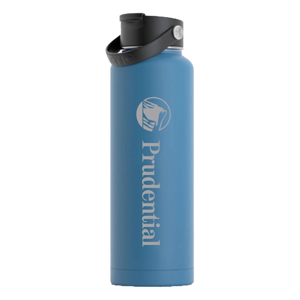 RTIC 40 ounce insulated stainless steel sports bottle with spill-proof screw... from ASI 74601 Calico