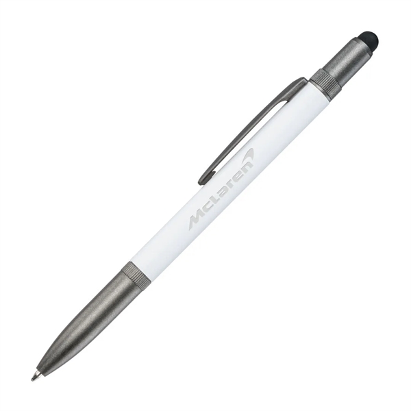 The Ezra Aluminum Ink Pen w/Stylus is a the ultimate tool... from ASI 84592 St Regis Group