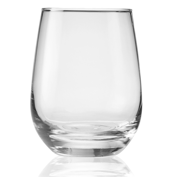 15.25 oz. white wine glasses with stemless design, brim and a... from ASI 39552 BEL Promo