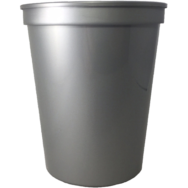 Durable 16 oz. smooth wall plastic stadium cup, perfect for events... from ASI 67075 Leprechaun Promotions, LLC / Leprechaun Promotions