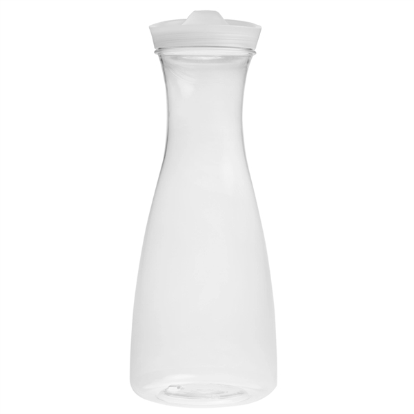 34 oz. clear plastic carafe with lid mouth opening for an... from ASI 39552 BEL Promo