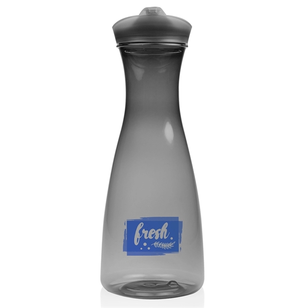 34 oz. clear plastic carafe with lid mouth opening for an... from ASI 39552 BEL Promo