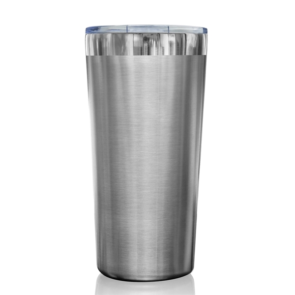 16 oz. stainless steel travel mug with double wall vacuum insulation... from ASI 39552 BEL Promo