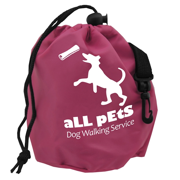 Brightly colored 6" x 7" 210D Lined Polyester Tote for Dog... from ASI 55990 Garyline / GaryLine®