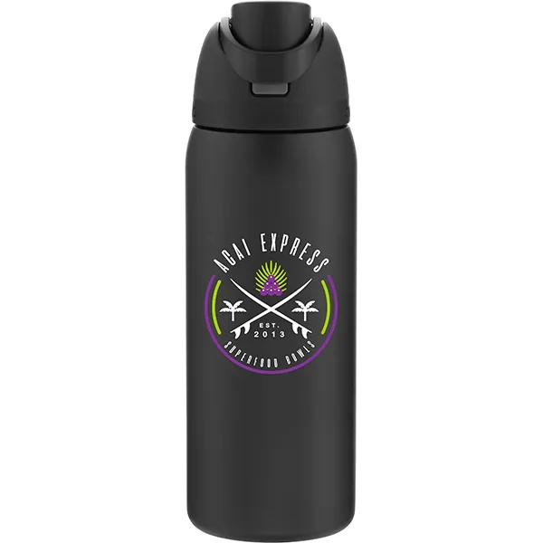 32 oz double wall 18/8 stainless steel thermal bottle with copper... from ASI 51197 ETS Express, LLC