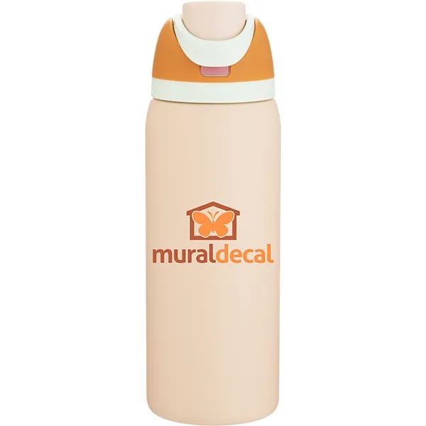 32 oz double wall 18/8 stainless steel thermal bottle with copper... from ASI 51197 ETS Express, LLC