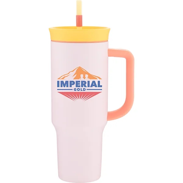 40 oz double wall 18/8 stainless steel thermal bottle with copper... from ASI 51197 ETS Express, LLC