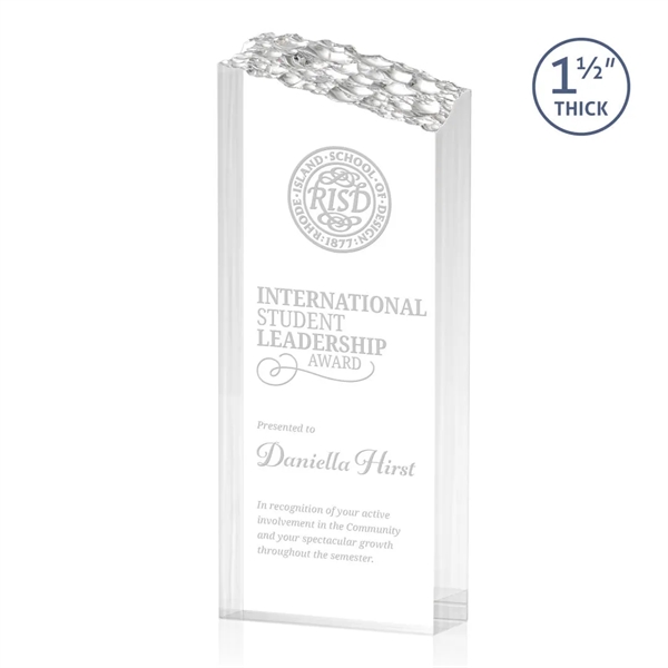 The Warwick freestanding mountain glimmers from base to slanted peak.... from ASI 84592 St Regis Group / St Regis