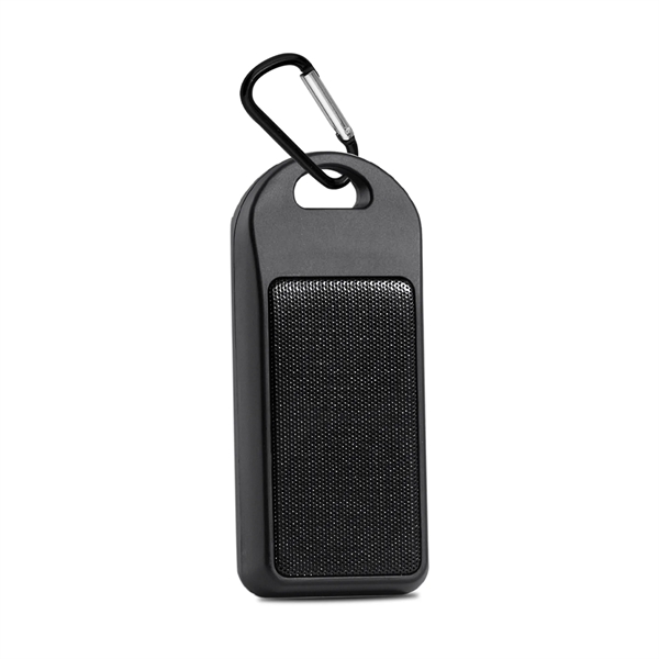 The Douglas Park Speaker comes with a carabiner clip which makes... from ASI 74741 NVS Promo Designs, Inc. / NVS Promo