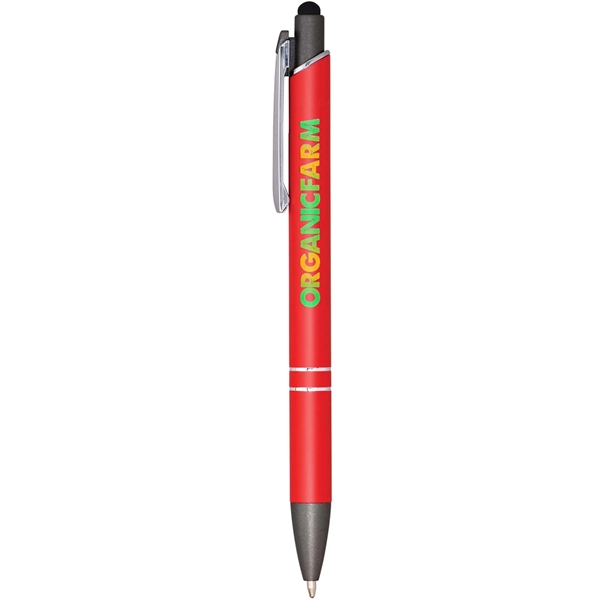 Executive metal stylus pen with a soft-touch matte finish... from ASI 61966 HPG / Hub Pen HPG Gold