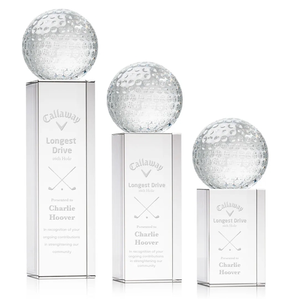 Our exquisite Optical Crystal Golf Ball  Award is a timeless... from ASI 84592 St Regis Group / St Regis