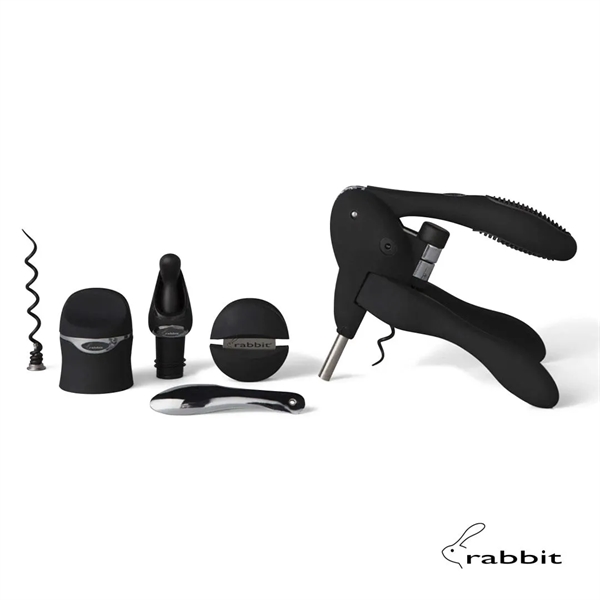 The rabbit® 6-PC Wine Tool Kit includes wax remover, foil cutter,... from ASI 84592 St Regis Group