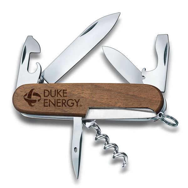 The Spartan Swiss Army knife with a walnut wood construction.... from ASI 46170 Compass Industries Inc