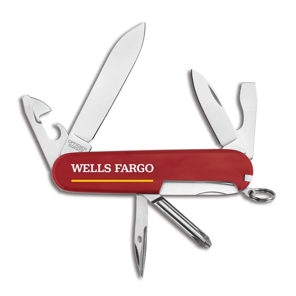 Pocket knife with blades, Philips screwdriver, can opener, tweezers, bottle opener... from ASI 46170 Compass Industries Inc