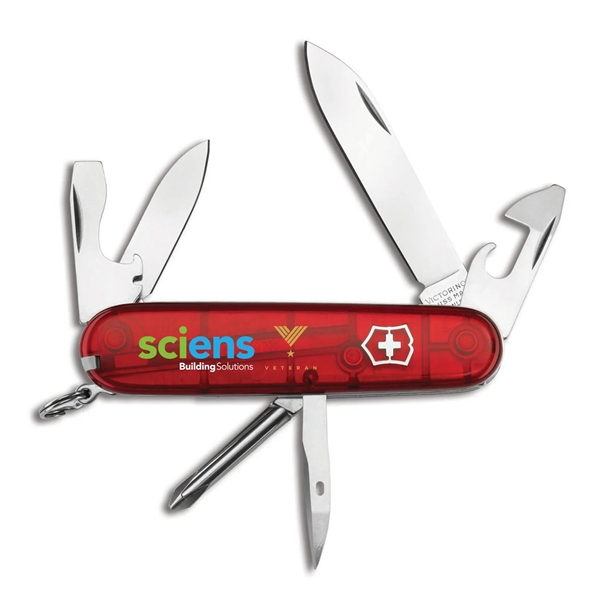 Pocket knife with blades, Philips screwdriver, can opener, tweezers, bottle opener... from ASI 46170 Compass Industries Inc