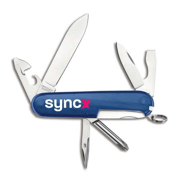 Pocket knife with blades, Philips screwdriver, can opener, tweezers, bottle opener... from ASI 46170 Compass Industries Inc