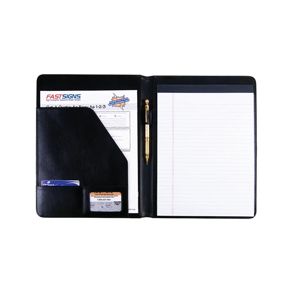 Bridgeview Deluxe Padfolio Plus comes in Navy and Black. Premium folder... from ASI 90154 Sunjoy Group Inc