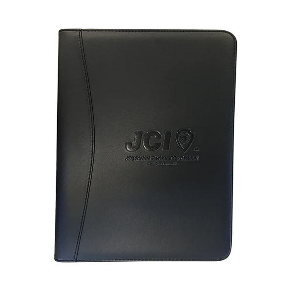 Bridgeview Deluxe Padfolio Plus comes in Navy and Black. Premium folder... from ASI 90154 Sunjoy Group Inc