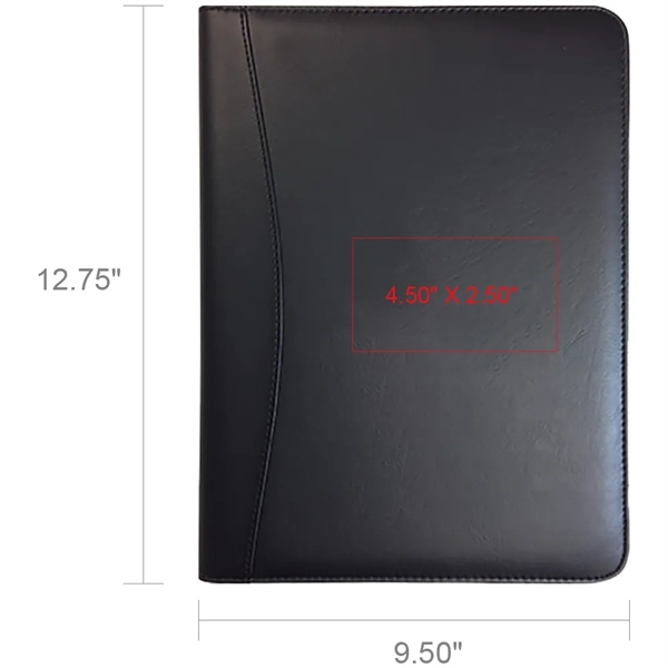 Bridgeview Deluxe Padfolio Plus comes in Navy and Black. Premium folder... from ASI 90154 Sunjoy Group Inc